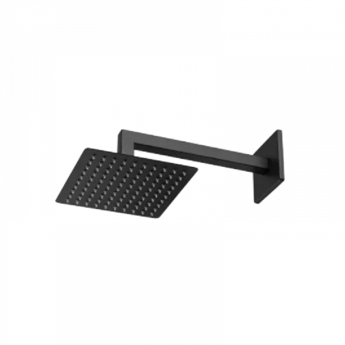 Chuveiro de Parede Cubit 65 com Cano 300 Preto Fosco Meber