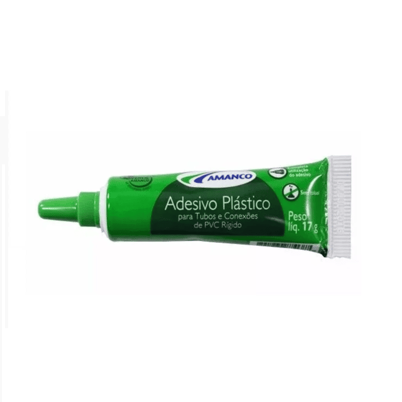 Adesivo Plástico 17g Bisnaga Amanco 98003