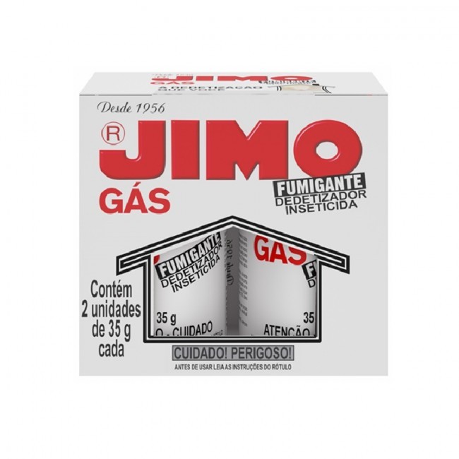 Jimo Gás Fumigante 2 Tubos 35g