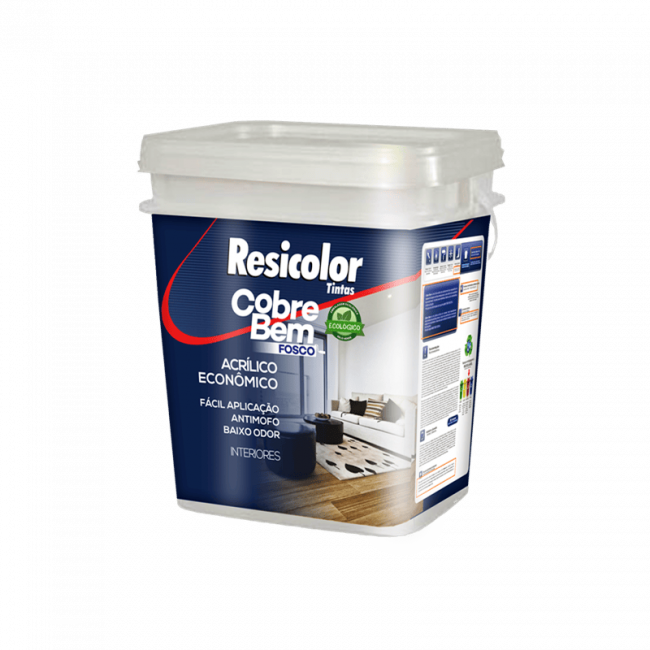 ﻿Cobre Bem Branco Resicolor 18L
