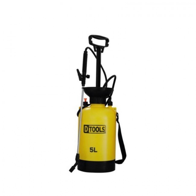 Pulverizador Manual 5 Litros Pressão Prévia Dtools