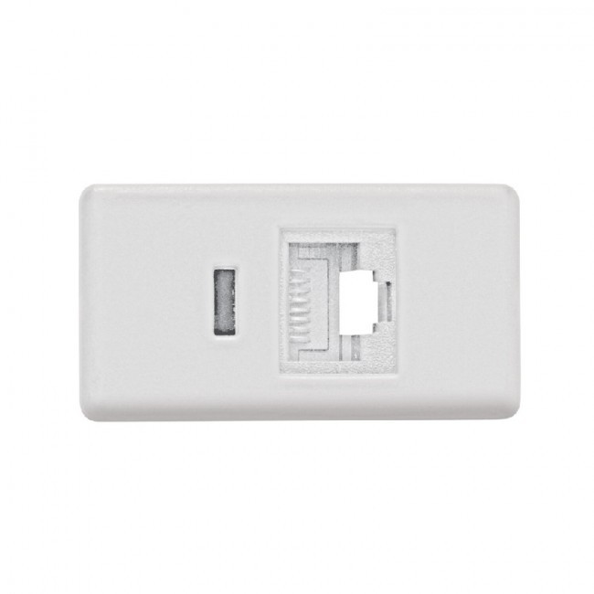 Módulo para Tomada de Telefone RJ11 Tramontina Branco