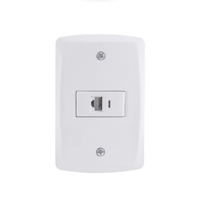 Tomada RJ45 Cat.6 4x2 Tramontina Lux²