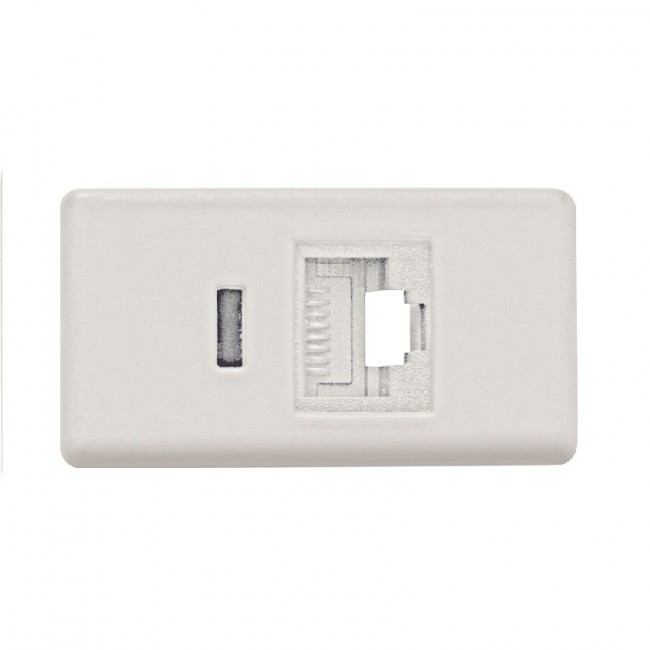 Módulo Tomada para Transmissão de Dados RJ45 CAT 6 Branco Tramontina