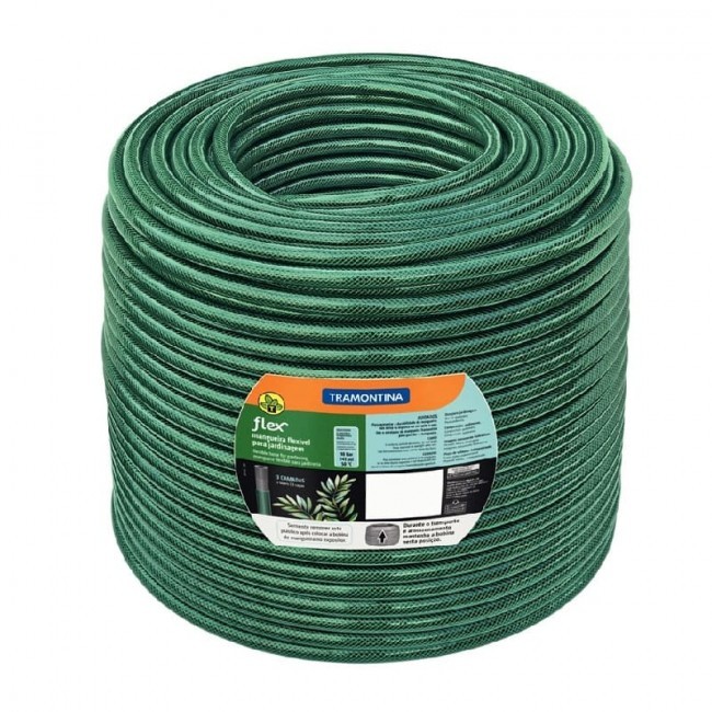 Mangueira Flex Tramontina Verde em PVC 3 Camadas  -  Metro