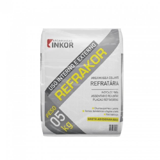 Argamassa Refratária RefraKor 5kg Inkor