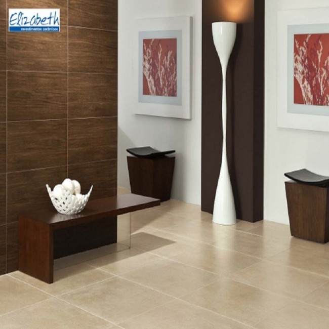 Porcelanato Acetinado Arezzo Beige C 62 5x62 5cm Elizabeth