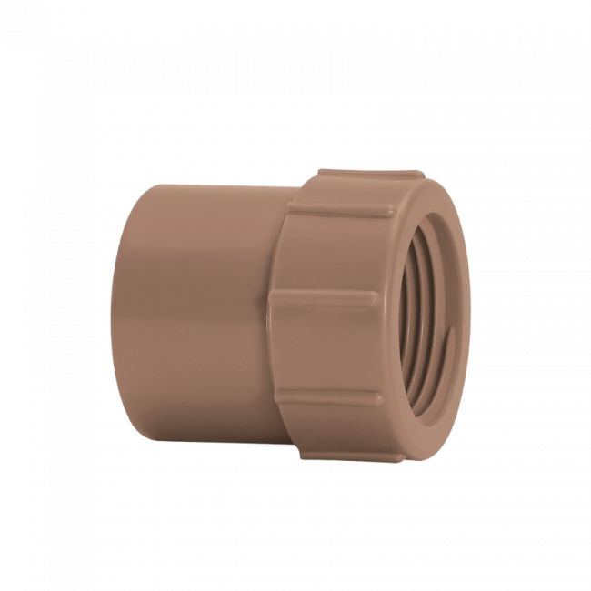 Luva Solda x Rosca 25mmx1/2'' Marrom Amanco 11754