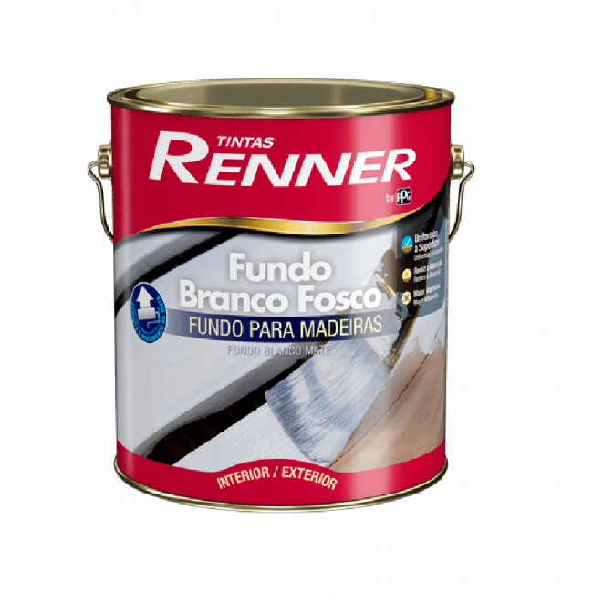 Fundo Branco Fosco 3,6L - Renner