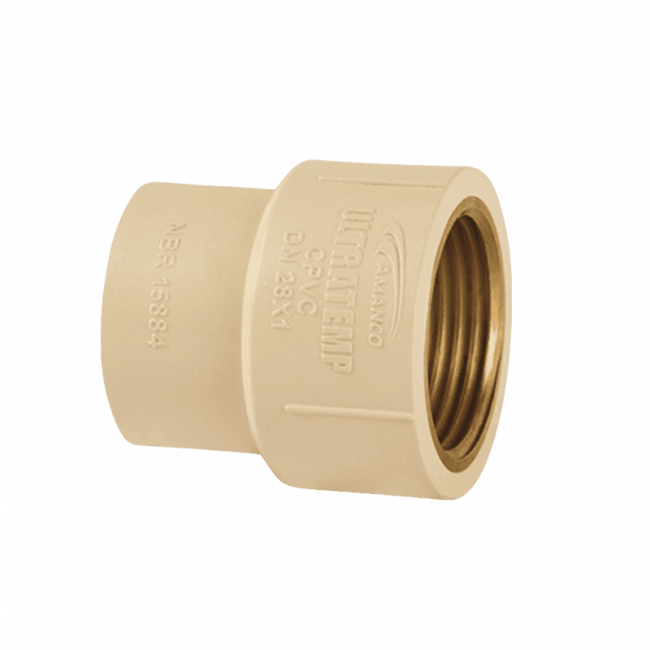 Luva de Transição 22mmx3/4'' Super CPVC Amanco 20290