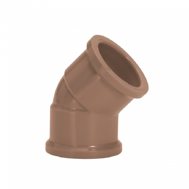 Joelho 45° 32mm Marrom Soldável Amanco 11643