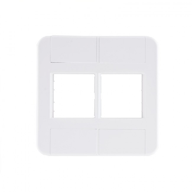 Placa 4 Postos 4x4 Tramontina Tablet Branca