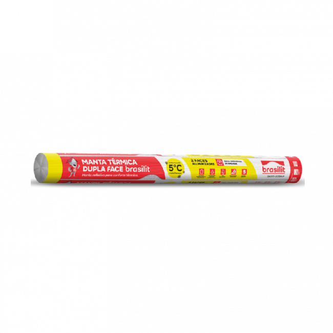 Manta Térmica Brasilit Dupla Face 10m2