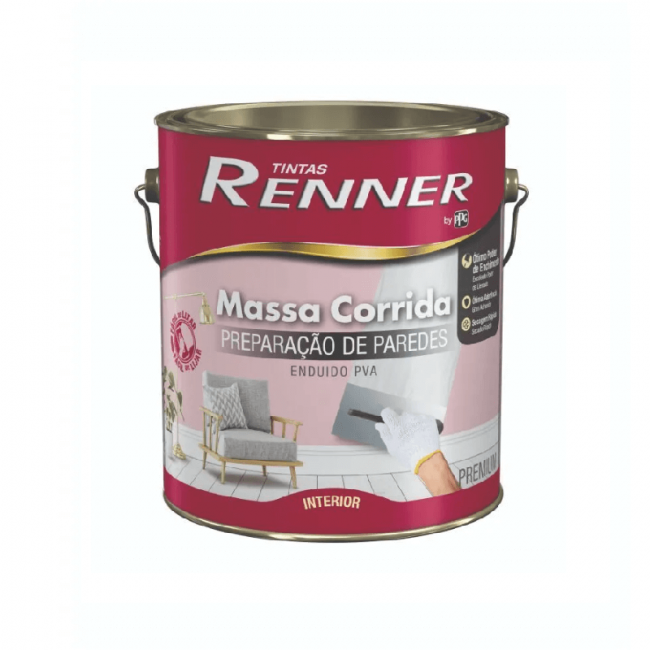Massa Corrida 5kg -  Renner