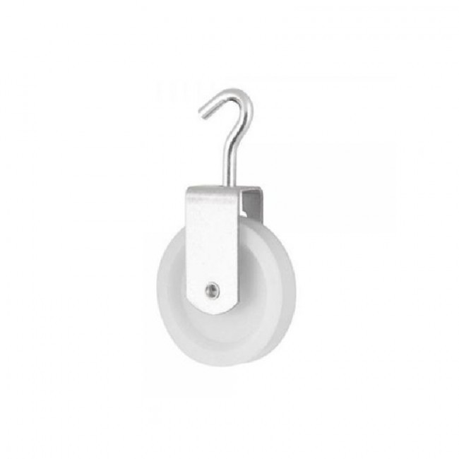 Roldana para Poço com Gancho 6 cm Plástico Dtools