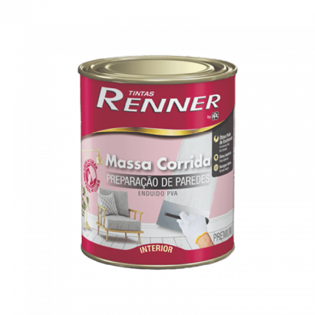 Massa Corrida 1,25kg - Renner