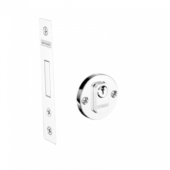 Fechadura Auxiliar Comum Cromada Soprano