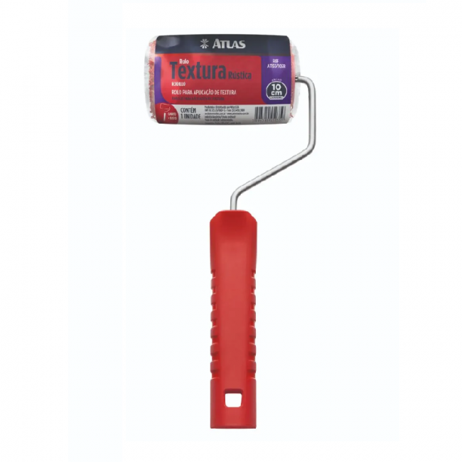 Rolo de Textura Rústica 155/10 10cm Atlas