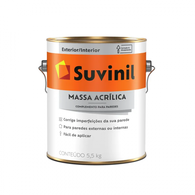Massa Acrílica - 5,5Kg Suvinil