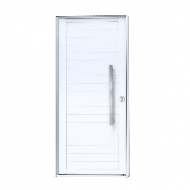 Porta de Alumínio Pivotante 124x230cm Branca