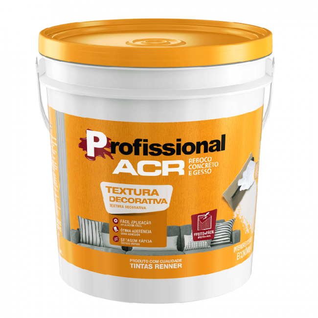 Textura Profissional Acr Branca Lisa 23kg Renner