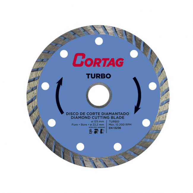 Disco Diamantado Turbo 110 mm Cortag