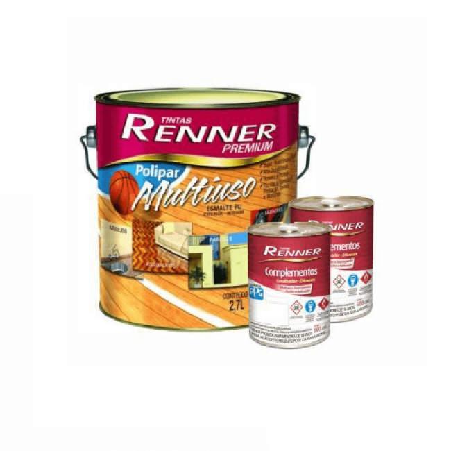 Kit Pu Verniz Polipar Incolor - Renner