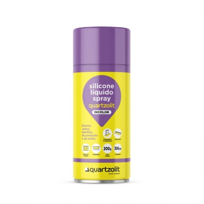 Silicone Líquido Spray 300ml Quartzolit