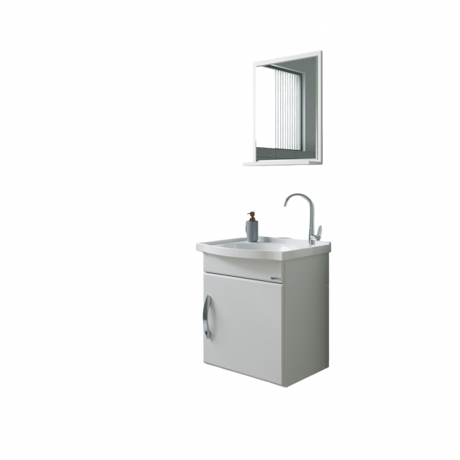 Conjunto de Banheiro Siena 39cm Branco Rorato