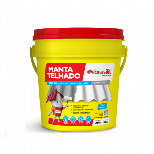 Manta para Telhado Brasilit 18kg