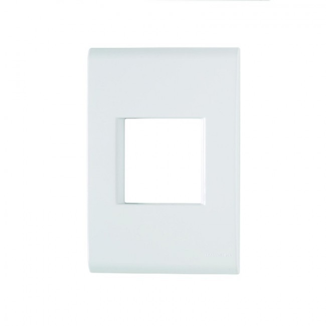 Placa 2 Postos Juntos 4x2 Tramontina Liz Branca