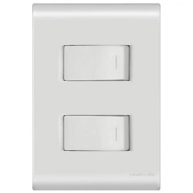 Interruptor Liz 2tc Simples 10A 4x2 Tramontina