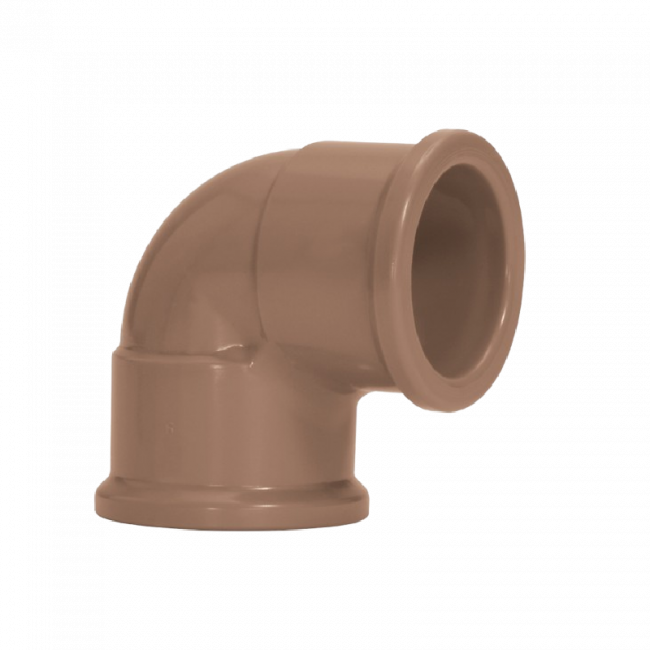 Joelho 90° 20mm Marrom Soldável Amanco 11670