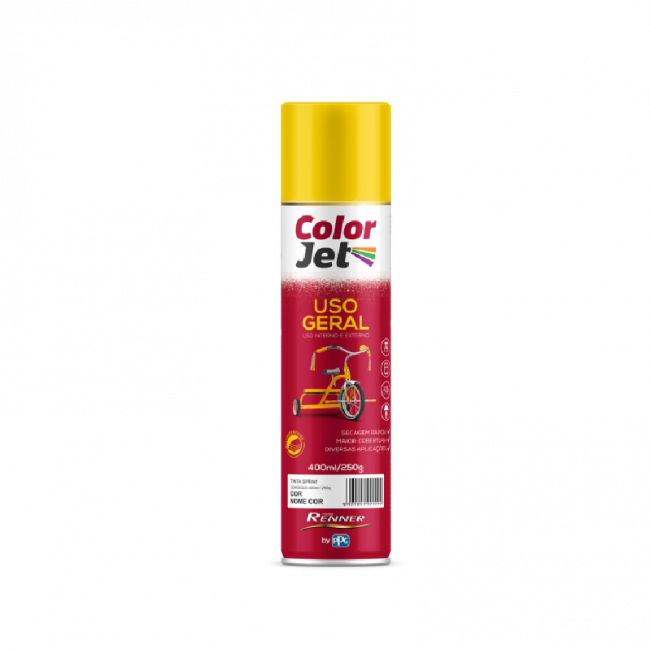 Spray Color Jet Uso Geral 400ml - Renner