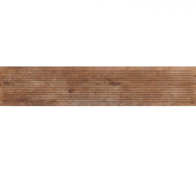 Porcelanato Rústico Deck Wood Brown A 16x100cm Itagres