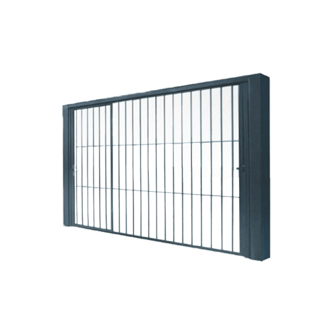 Portão de ferro Grade 280x220cm Com Porta