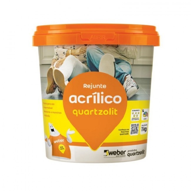 Rejunte Acrílico Quartzolit 1kg