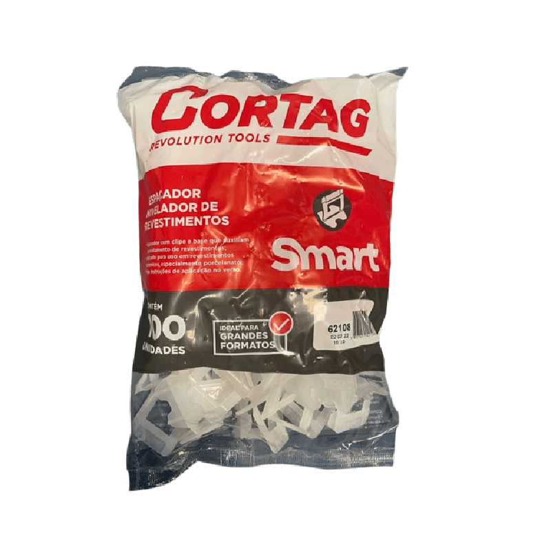 ﻿Espaçador Nivelador 1,5mm Smart Cortag 100 Peças