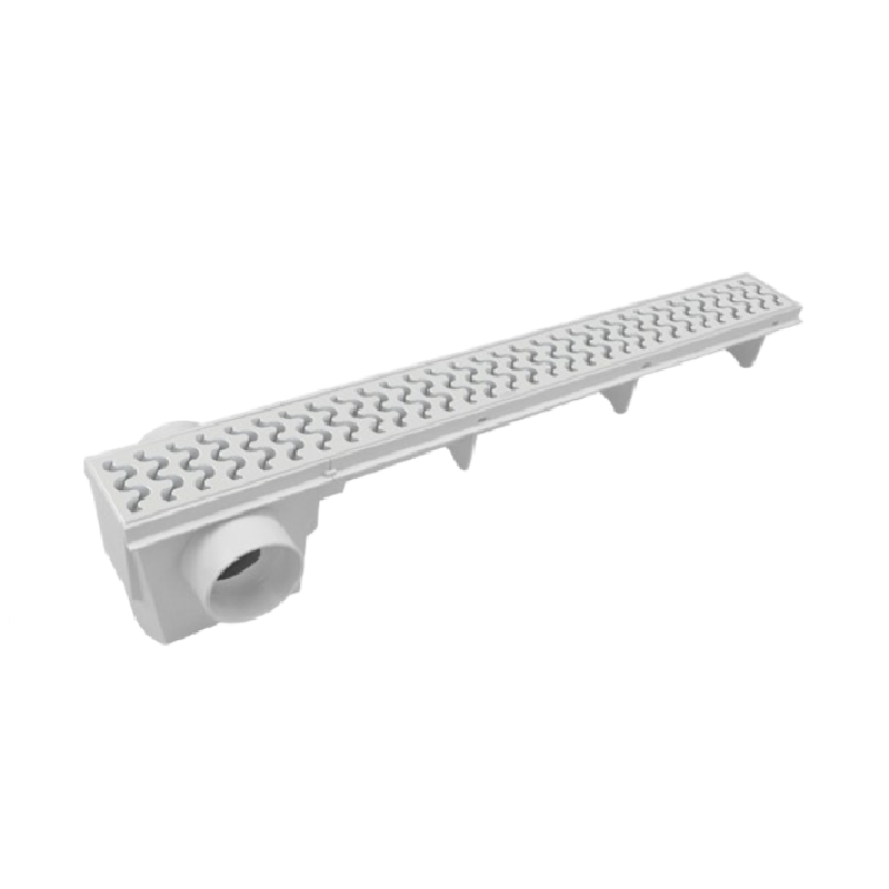 Ralo Linear Sifonado com Grelha 70cm Branco Amanco 21492