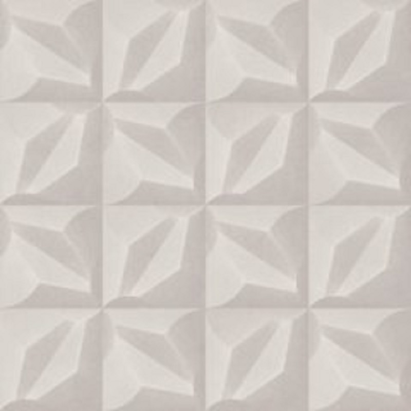 Porcelanato Acetinado Cement Crea Grigio 61074 A 61x61cm Realce