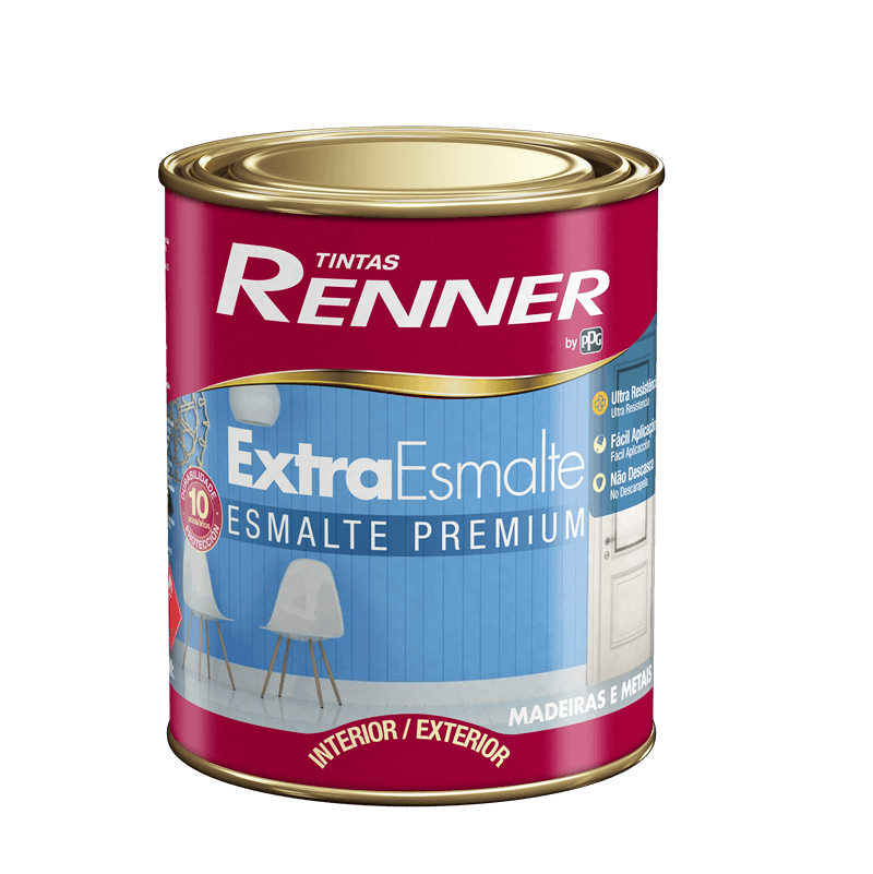 Tinta Esmalte Extraesmalte Branco Acetinado 900ml - Renner