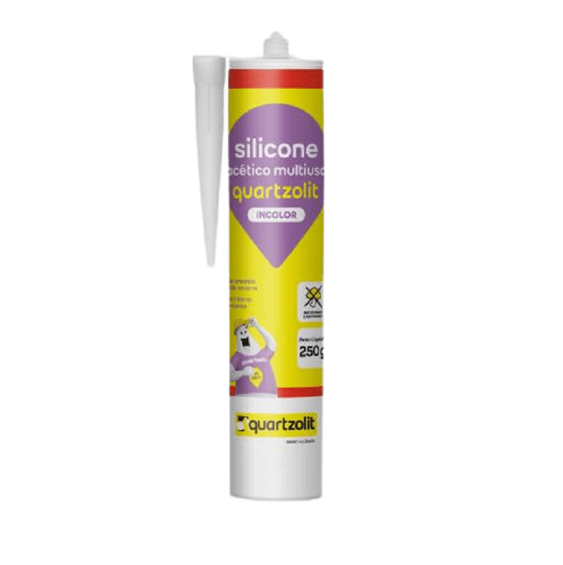 Silicone Acético Multiuso 250g Quartzolit