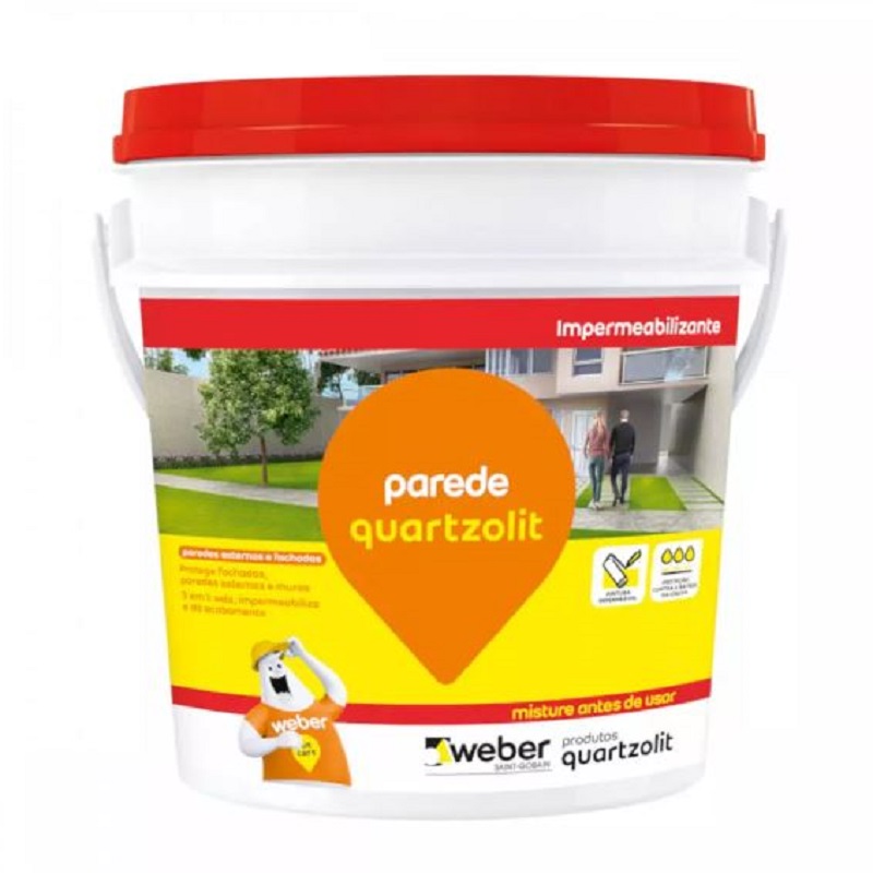 Impermeabilizante Parede 3,6kg Quartzolit