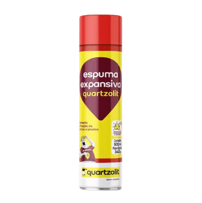 Espuma Expansiva 500ml Quartzolit