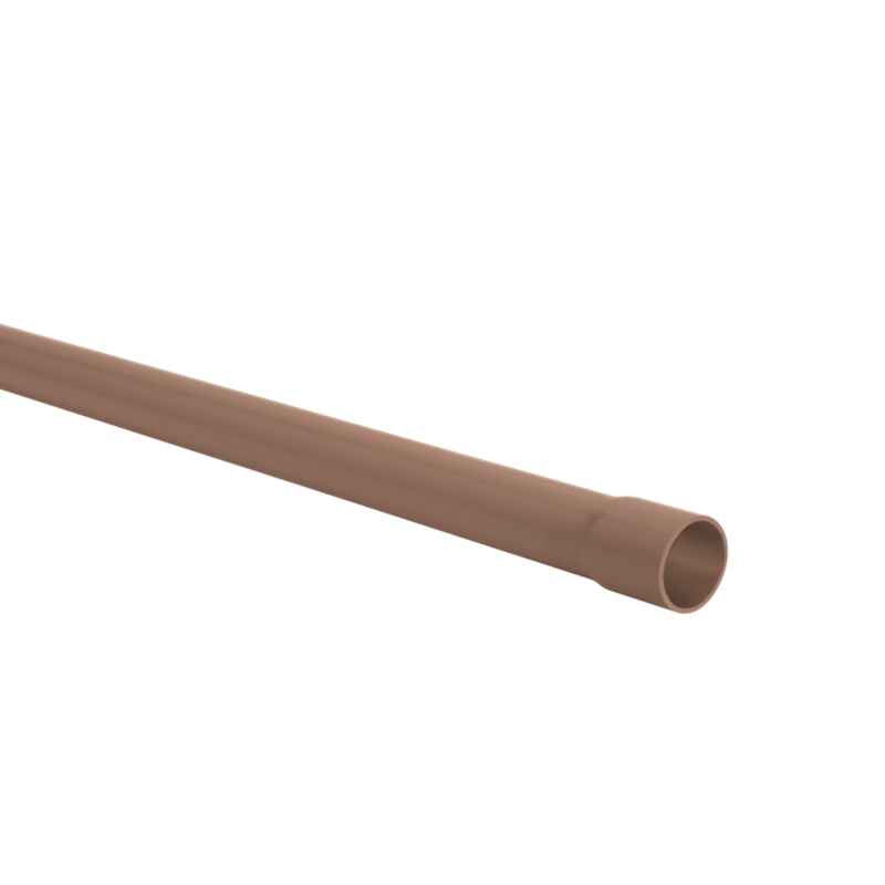 Tubo Marrom 110mm Soldável 6 Metros/Metro Amanco 10005