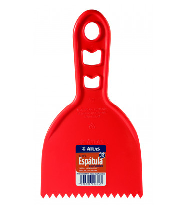 Espátula Pvc Dentada atlas 10cm - 151/10