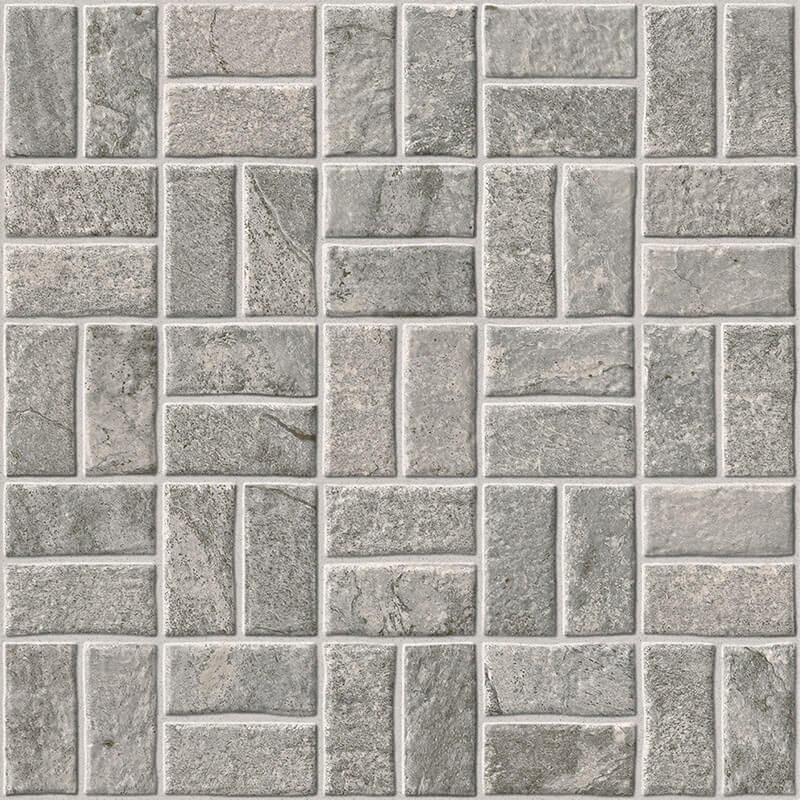 Piso Cerâmico Aderente Cinza HD A 50x50cm Formigres
