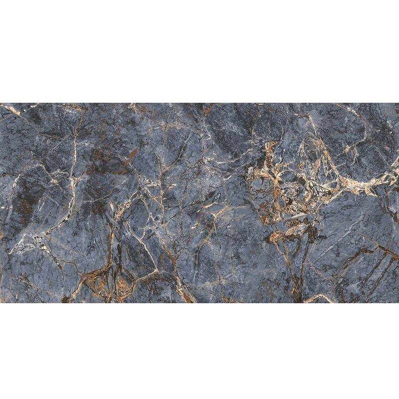 ﻿Porcelanato Polido Maxi Blue A 62,5x125cm Elizabeth