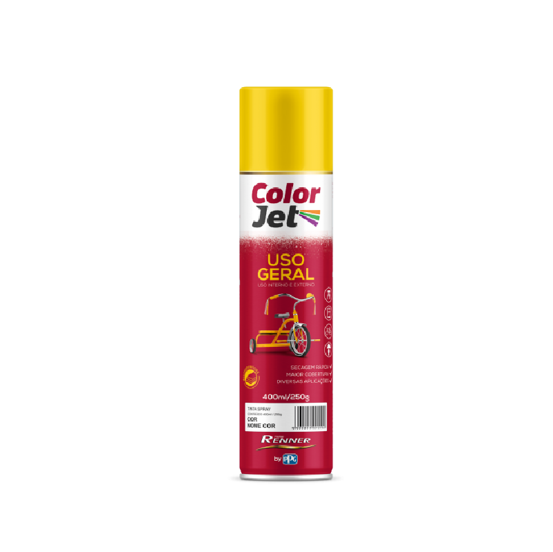 Spray Color Jet Uso Geral 400ml - Renner