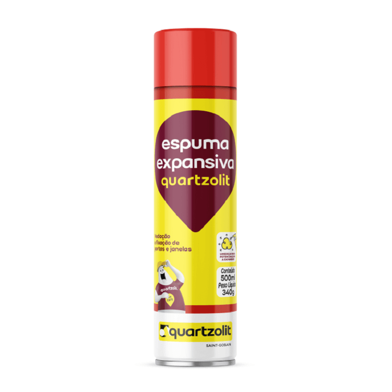 Espuma Expansiva Quartzolit 500ml